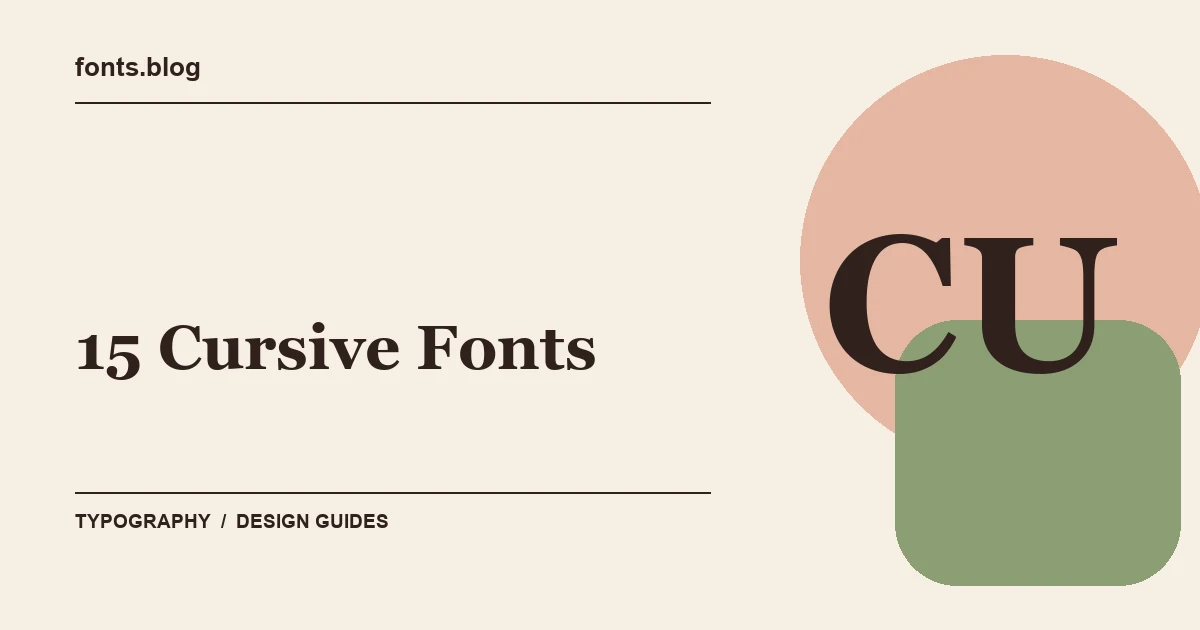 15 Cursive Fonts for Cricut for Vinyl Projects: What to Test in Your Design