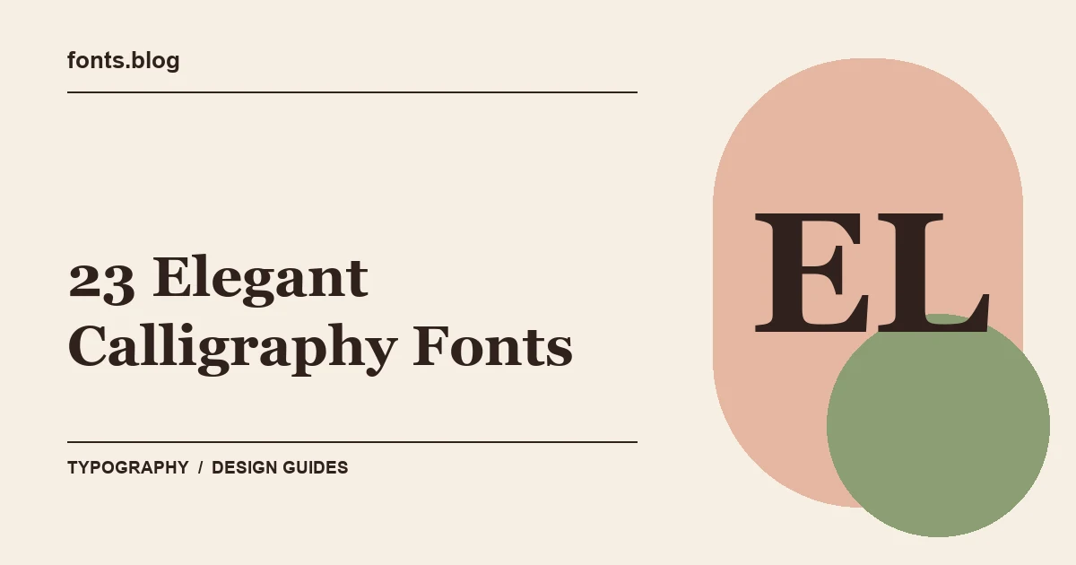 23 Elegant Calligraphy Fonts for Wedding Invitations: What to Test in Your Design