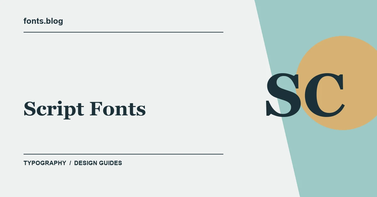 Script Fonts: 25 Picks for Designers: A Practical Shortlist