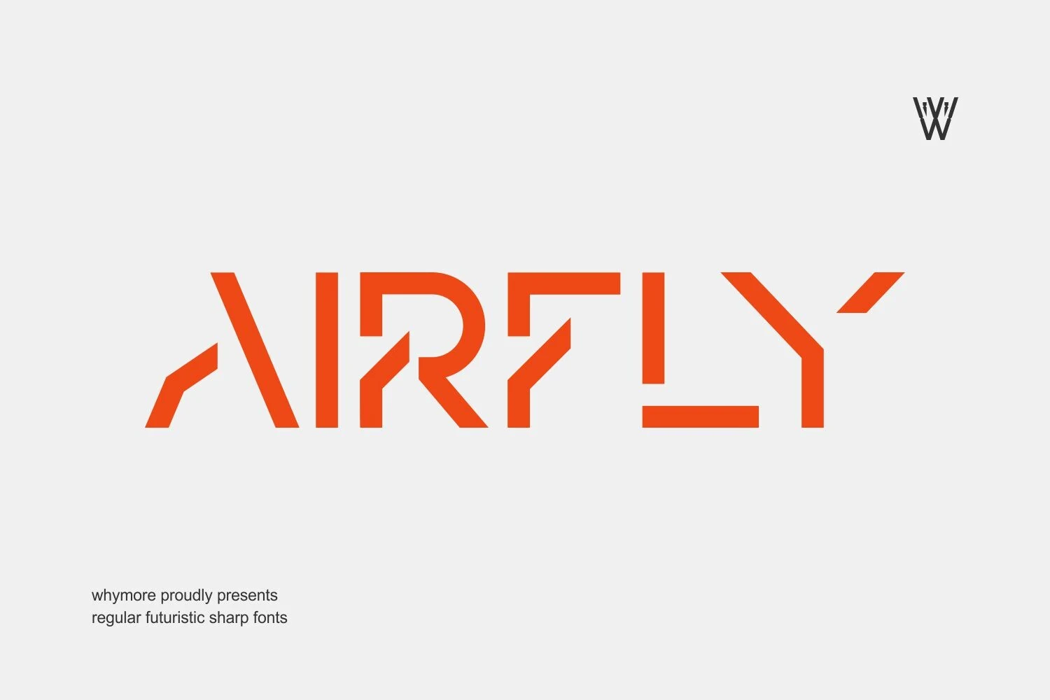 Airfly Font preview from a Logo Fonts collection
