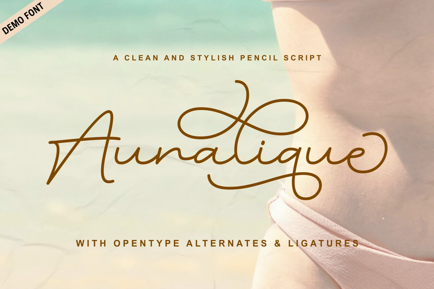 Auralique Demo font preview