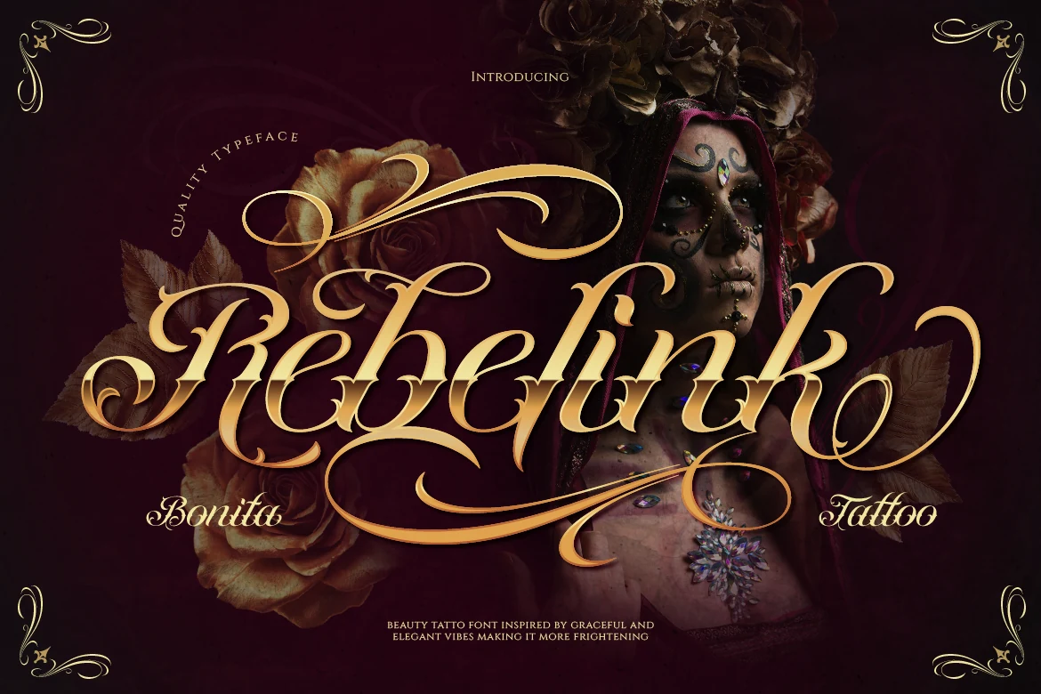 Rebelink font preview