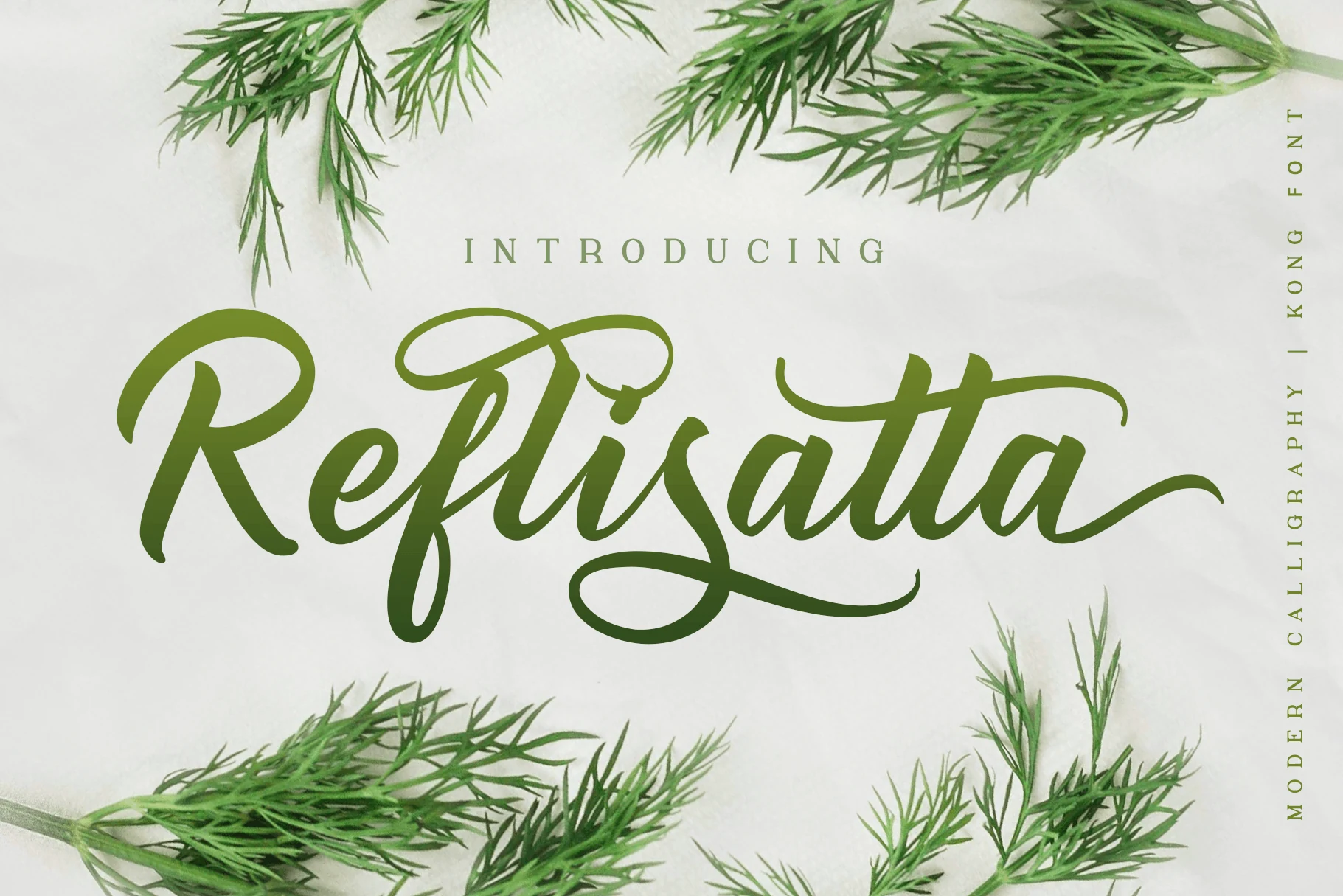 Reflisatta Font preview from a Handwritten Fonts collection