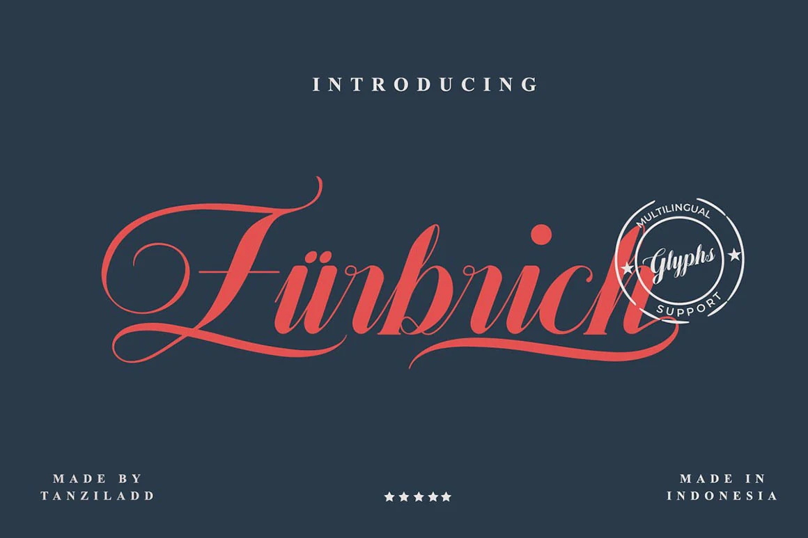 Zürbrich font preview